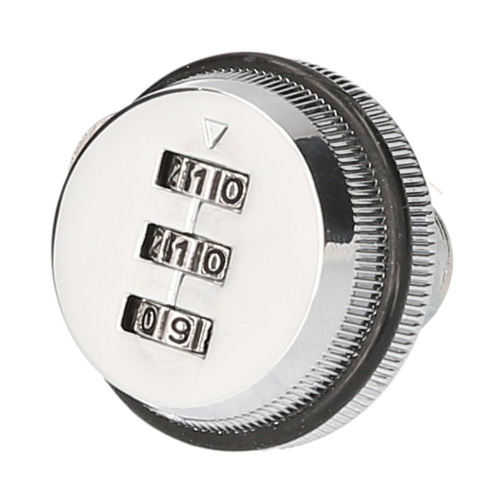 XT20 Combination Cam Lock Zinc Alloy Password Coded Lock Security Locks 3-Digit Rotary Tongue Lock