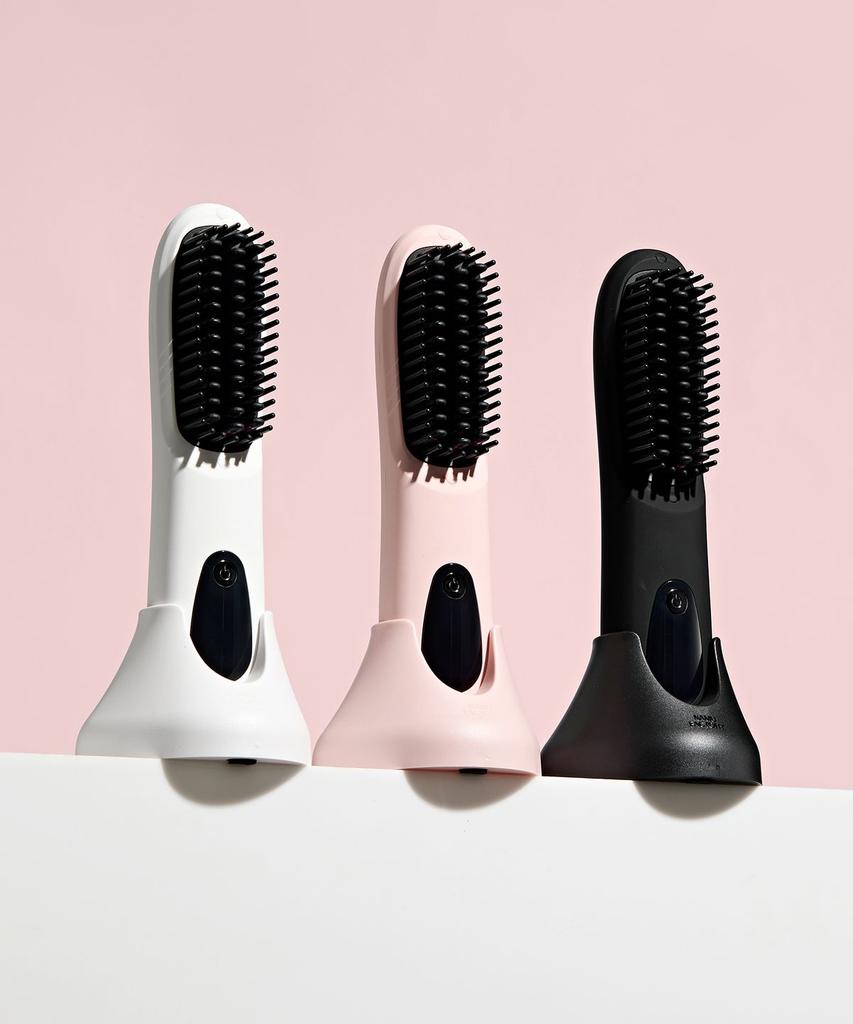 Незаменимая вещь для поездок на работу! Беспроводная расческа-утюжок для укладки волос с контролем температуры