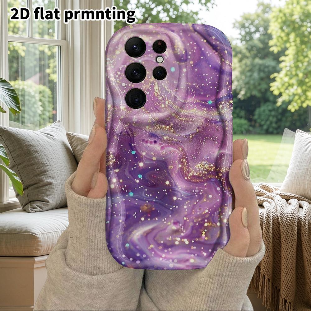 Phone Case: 2D Flat Samsung Galaxy A34 A35 M05 M06 S20 S22 S21 FE Plus 5G Protective Case, Couple Style, Starry Sand, Christmas and Halloween Gift