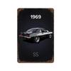 Металлический постер 80-е GTI Спортивный классический автомобиль Ретро Металлическая жестяная табличка Постер для бара Клуба Стены Дома Винтажная настенная тарелка Подвеска