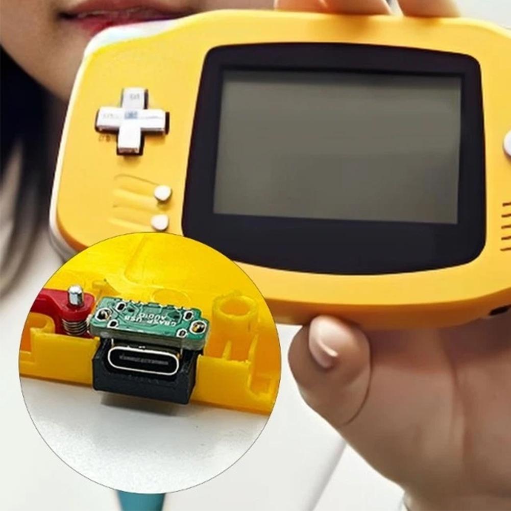 Для игровых консолей 3DS/3DSXL/NEW3DS/NEW3DSXL Замените порт зарядки на гнездо для зарядки USB Type-C