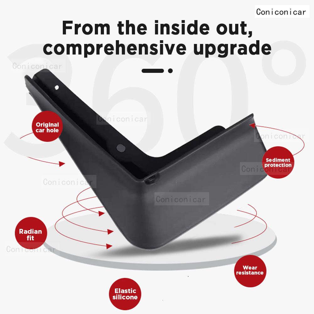 For ZEEKR 001 EV 2025 Mud Flaps Splash Guard Mudguards MudFlaps Front Rear Wheel Fender Styling Car Protector Accessories