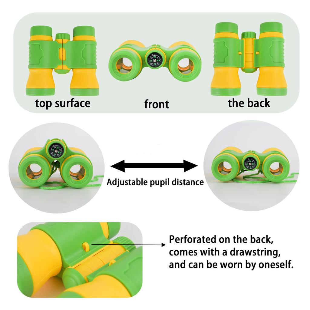 Детский телескоп Игрушка для мальчиков и девочек HD Уличный Мини Портативный Бинокль