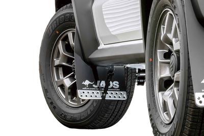 Передний комплект брызговиков Jaos Mudguard III Черный для серии Jimny JB74 (B622518F)