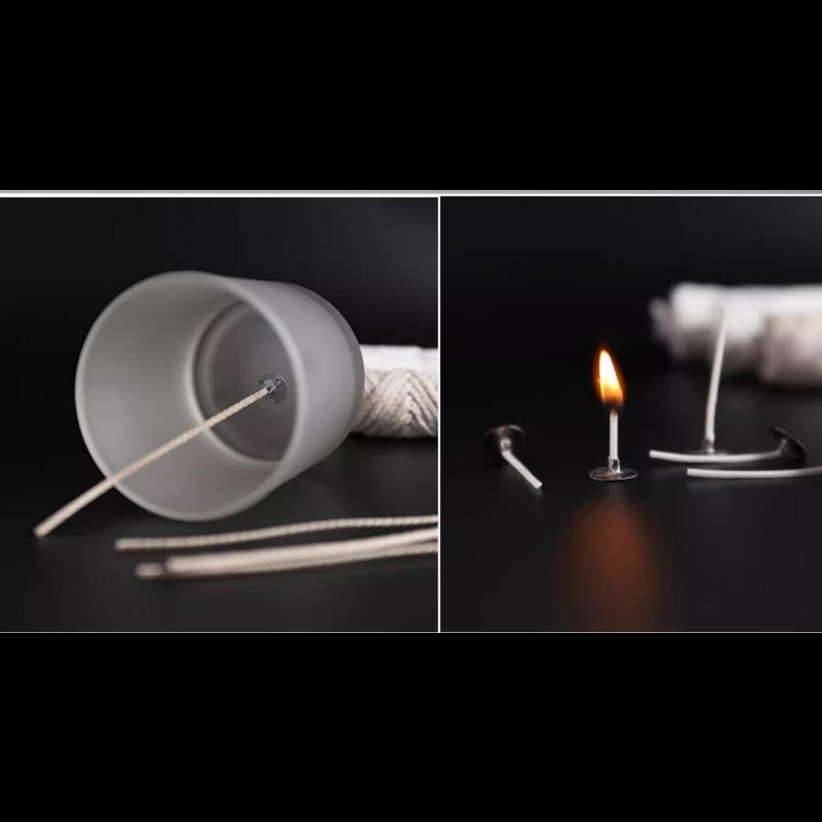 100 шт/500 шт 6,5-16 см фитили для свечей бездымный воск чистый хлопок сердечник для самостоятельного изготовления свечей предварительно вощеные фитили принадлежности для вечеринок