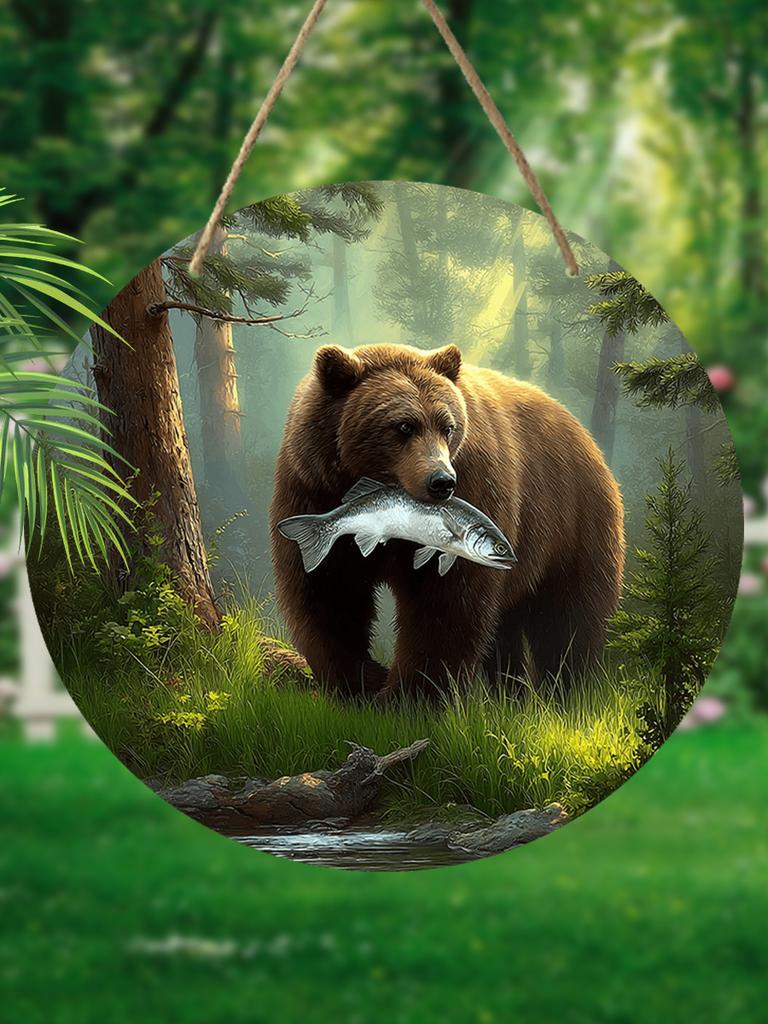 2D плоские деревянные подвесные декоративные таблички, семейное украшение для стены или двери, садовое украшение, подарки на новоселье для друзей