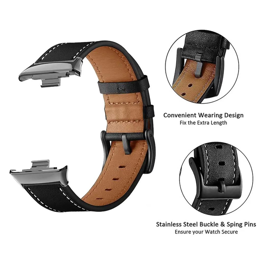 Retro Leather Strap For Huawei Watch Fit 4 Pro No Gaps Replacement Wristband Bracelet For Huawei Watch Fit4 Fit3 Band Correa