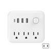 Multifunction America Socket Converters Powers Strips 3 Socket, 3 USB Chargings, 1 Type C Port US Plugs Converters