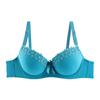 Women Padded Molded Cup Brassiere Sexy Bow Comfortable Push Up Bra with Wire Bras 80B 90B 95B - B003