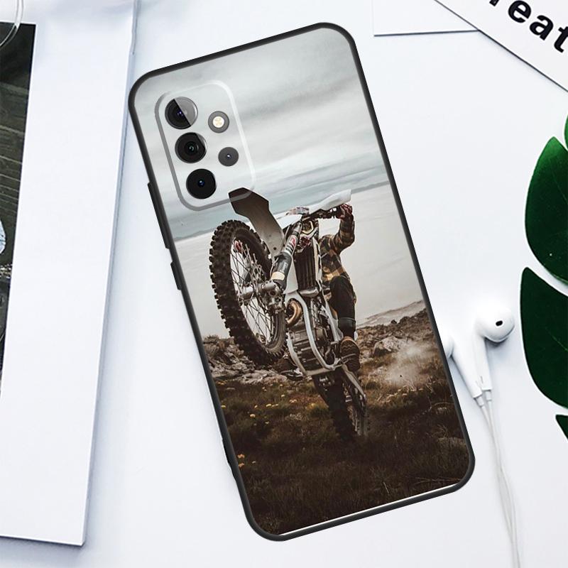 Мотоцикл Мотокросс Спорт Для Samsung Galaxy A13 A53 A33 A54 A34 A14 A55 A35 A15 A05 A06 A16 A22 A32 A52 Чехол для телефона