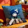 Чехол для подушки Venti Chibi, принт, полиэфирное волокно, 40x40 см, декоративный чехол для диванной подушки