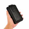 Двойной кожаный чехол для двух мобильных телефонов, сумка с зажимом для ремня, чехол-кобура для iPhone 16, 15, 13, 12 Pro, Samsung S24, S23, S22, Redmi, Oppo, мужской держатель для поясной сумки