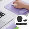 Wrist Guard Mousepad Set Keyboard Pad Office Support Non Slip Practical Wrists Rests Ergonomic