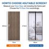 Magnetic Mosquito Net Screen Door Curtain Automatic Fiberglass Mesh Curtain Summer Anti Bug Kitchen Sticker Curtain