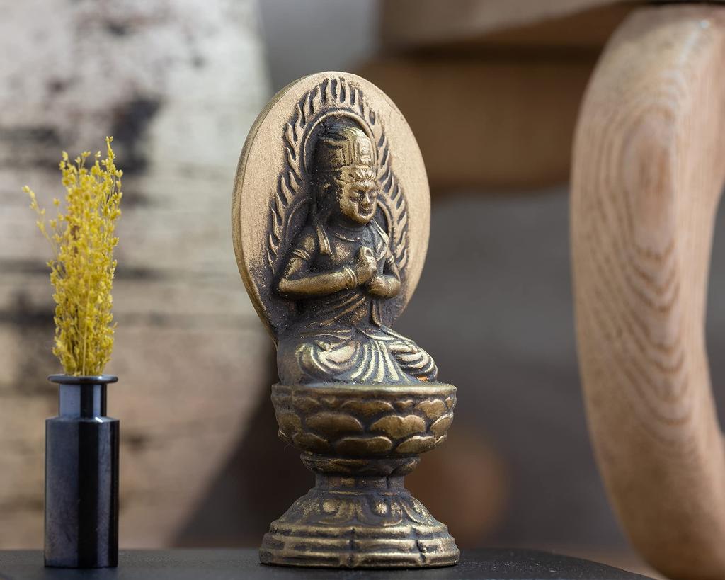 Статуя Будды Дайнити Нёрай Буддист Кейаки Ватанабэ Прототип в Год Двенадцати Зодиак Хранитель Зодиак Зодиак Такаока Медная посуда Дайнити