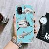 Ocean Monster Shark Swimming Phone Case For Samsung Galaxy A52 A32 A22 A12 A02S A50S A30S A51 A31 AA71 Note 20 Ultra 10 S10 Plus