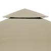Replacement Pavilion Roof 310 g m² Beige 3 x 3 m