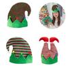 Cheerful Elf Hat with Pompoms Unisex Beanies Hat Slouch Christmas Headwear Baggy Hat Slouch Beanies Mischievous Elf