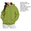 Women Hoodies Drawstring Pullover Fleece Sweatshirts Oversized Long Sleeve Hooded Top with Front Pocket