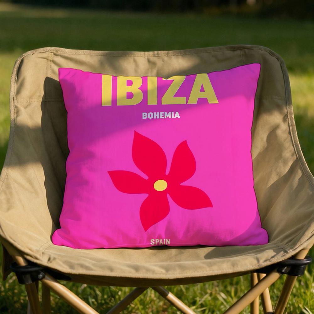 Hand Drawn Flowers Cushion Cover Soft Reversible Durable Pillow Cover MultiScene Use for Home Car Daily Comfort