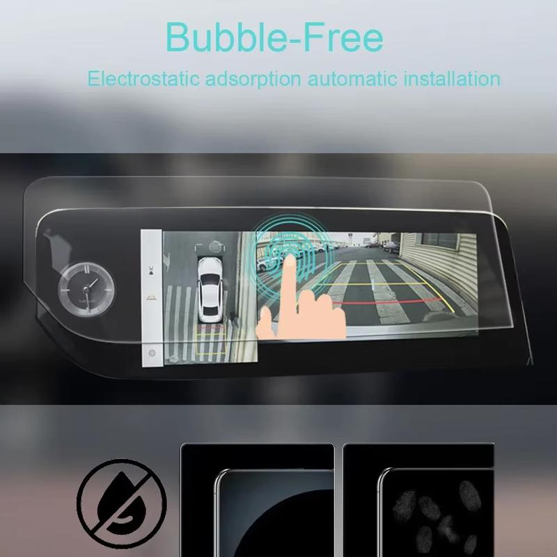 For Lexus ES300h 2022 2023 2024 12.3 Inch Navigation Screen Protector HD Tempered Glass Film with Foam Box Packaging.
