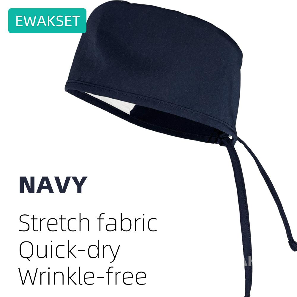 Медицинская хирургическая шапочка унисекс, эластичная, быстросохнущая, немнущаяся, для работы в хирургии, для женщин и мужчин, стоматологов, медсестер, врачей, больниц.