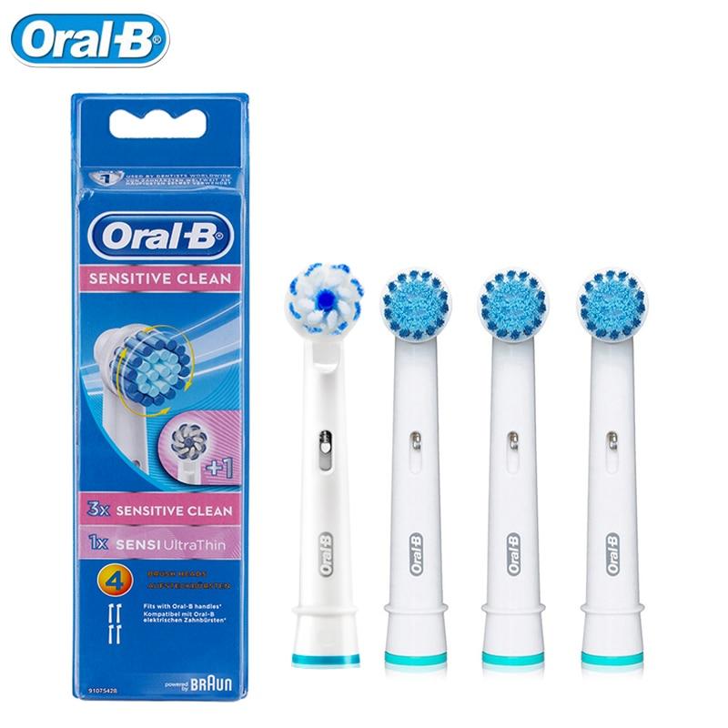 Насадки на электрическую зубную щётку Oral B Sensitive Clean (4 шт)