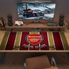 Custom Name Arsenal Print Cushion Non-slip Laptop Tablet Big Mousepad XXL Mat Mini PC Playmat With Lock Edge