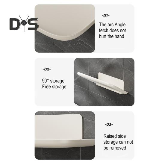 Стеллаж для хранения вещей, настенный органайзер для ванной комнаты, поднос, прочная несущая складная конструкция, поднос для хранения, держатель для полотенец