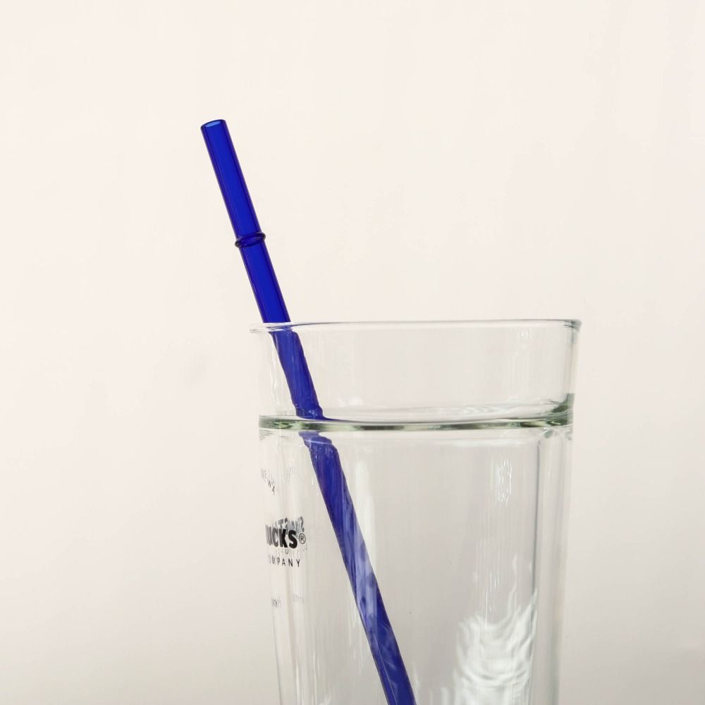 3Pcs 23cm Eco-friendly Straws for Smoothies Cocktails Glass Straws Long Heat-resistant Drinking Straws Cup Accessories