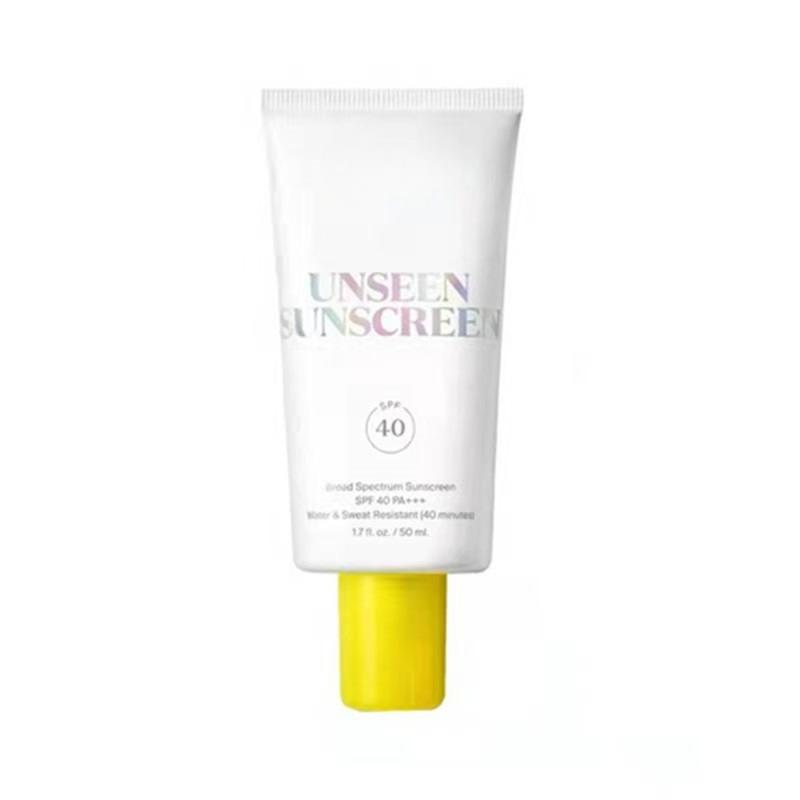Unseen SPF40 Sunscreen Primer 50ml Invisible Clear & Glow Two Types Non-Greasy Broad Spectrum UV Protection