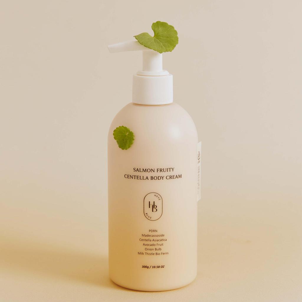 HEVE BLUE Salmon Fruity Centella Body Cream 300g