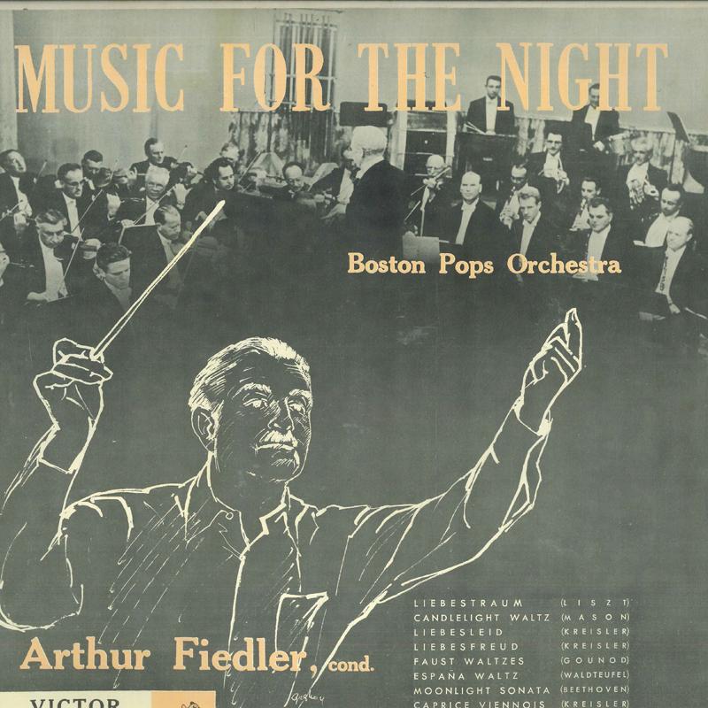 LP Record ARTHUR FIEDLER BOSTON POPS ORCHEST  Music For The Night LS2032 VICTOR Japan Classical Used