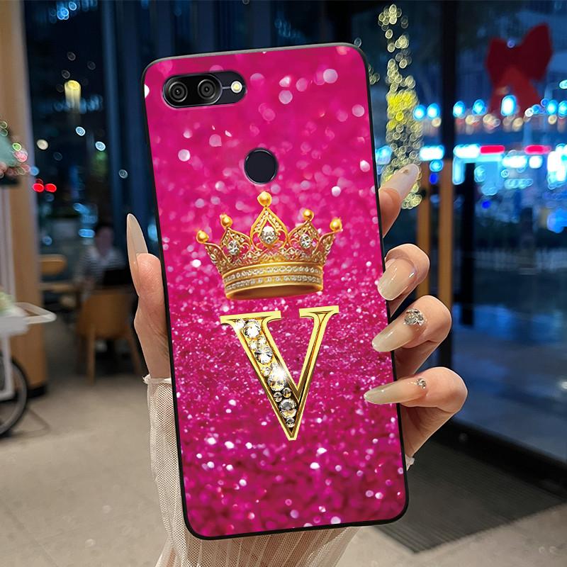 Newest Letter Crown Design Phone Casing For ASUS Zenfone Max Plus (M1) ZB570TL Black Case Bumper Silicone Shockproof Soft Cover