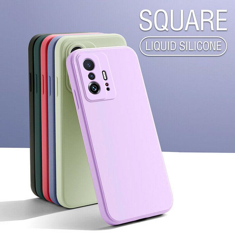 Для Mi 11 T 11T Pro Lite Ultra Case Square Liquid Silicone мягкий чехол для Xiaomi Mi 11 T 11T Pro Ultra Lite 5G ne Mi11T Pro