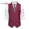 Уютный мужской костюм, жилет, деловой деловой жилет, жилет с 2 карманами для костюма или смокинга