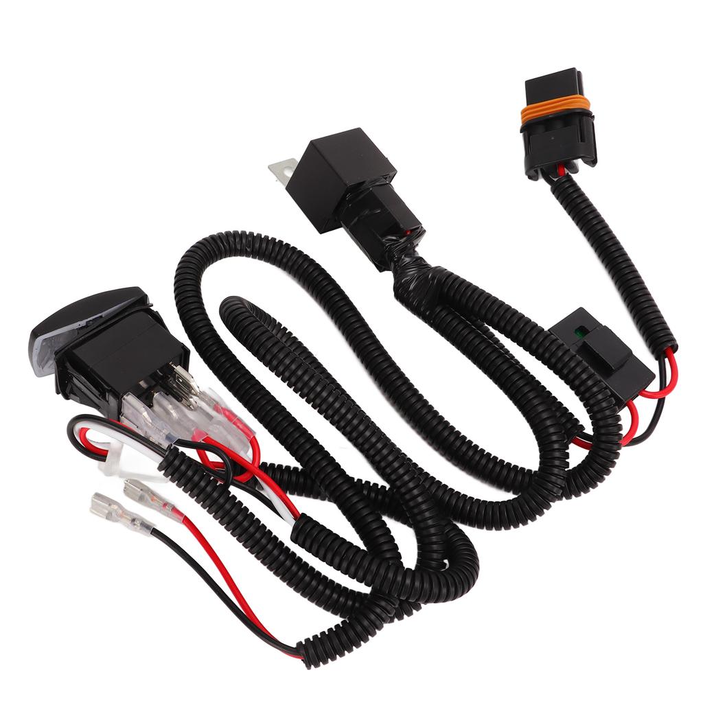 12В 24В 40А Комплект реле и жгута проводов для клаксона Катушка из чистой меди Огнестойкий для автомобиля грузовика Улитки