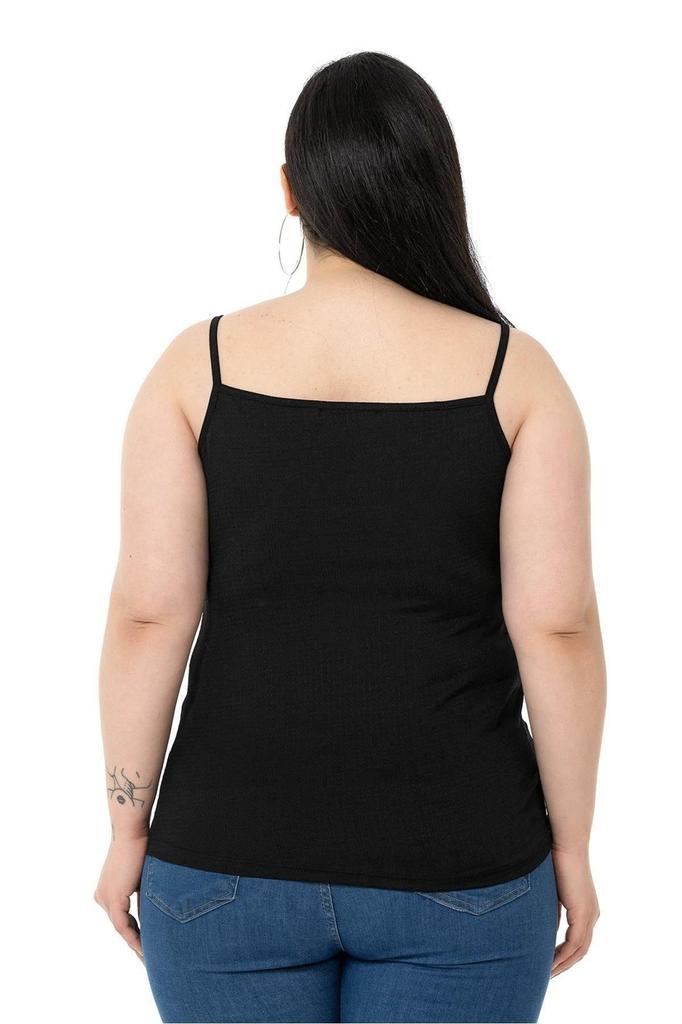 Женская блузка большого размера, черное боди большого размера с веревочными ремнями