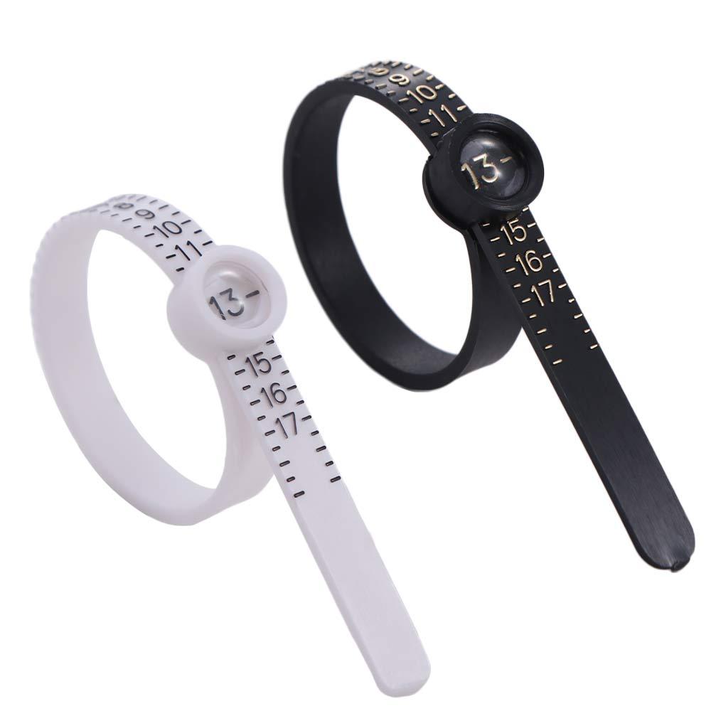 Ruler Finger Size Tester UK/US/EU Size Ring Sizer Finger Gauge Measurement Belt Finger Size Coil