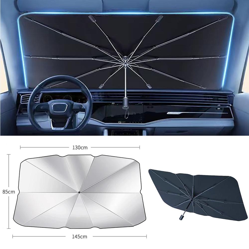 For Mercedes Benz A C E S G Class GLC CLE CLA W177 W205 W213 W222 X167 AMG Car Windshield Sunshades Front Shading Umbrella