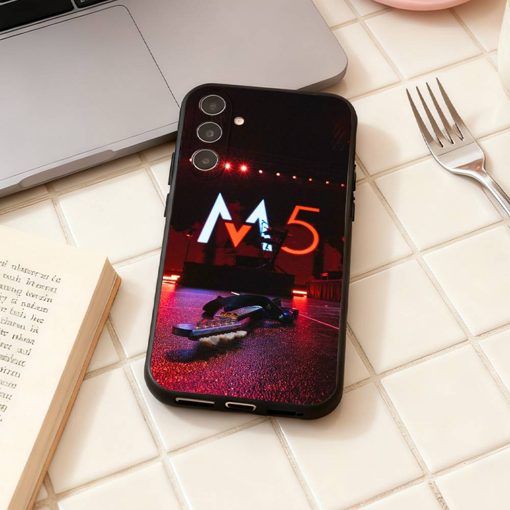 Чехол для телефона Maroon5 для Samsung Galaxy A73, A72, A71, A70, A53, A52, A51, Другие Мягкий Черный Корпус
