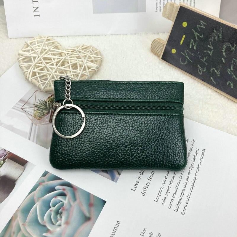Zipper Money Bags Children Mini Wallets Leather Key Holder Women Men Coin Purse Men Small Bag Wallet Change Purses