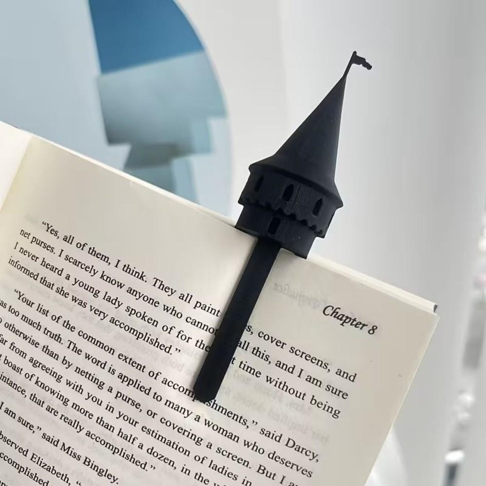 Магический Замок Шпиль Закладка 3D Печать Аксессуары для Книг Настольные Украшения Креативная Закладка Портативные Новые Аксессуары для Чтения