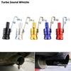 Мотоцикл выхлопной автомобиль поддельный турбо свисток труба звук глушитель продувочный клапан универсальный симулятор