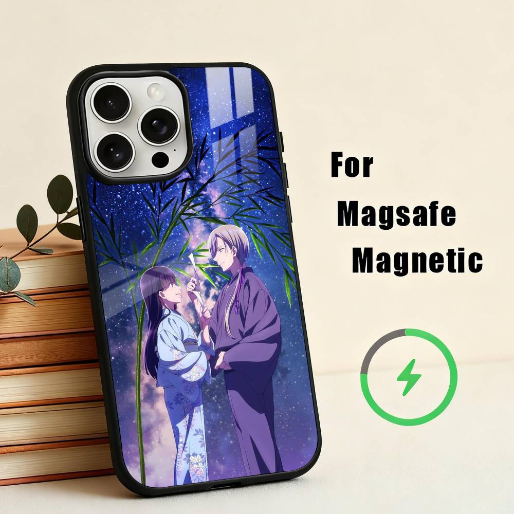Чехол для телефона Манга Мой С-Счастливый С-Брак Для iPhone17,16,15,14,13,12,11 Plus,Pro Max Магнитный Для Magsafe Беспроводная Зарядка