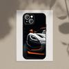 Крутой мужской спортивный чехол для телефона с автомобилем для Apple iPhone 15,14,13,12,11,XS,XR,X,8,7,Pro,Max,Plus,мини силиконовый черный чехол
