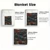 Vintage Delivery Vehicles 2D Flat Pattern Flannel Blanket, High quality All Seasons, Home Decor, Warmth and Comfort, Perfect for Christmas Gifts.