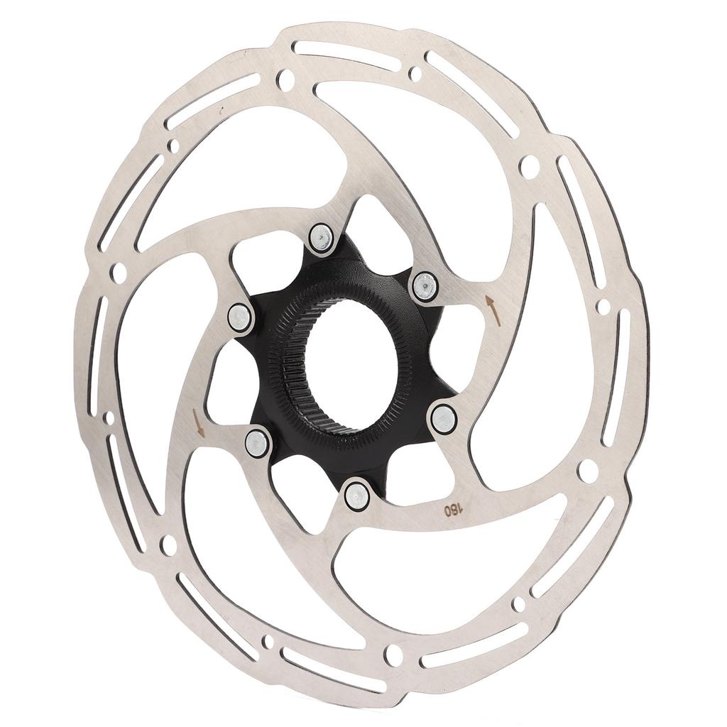 Bicycle Center Lock Disc Brake Rotor Steel With Center Lock Cover for Road Mountain Bike 180mm