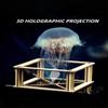 Набор «Сделай сам» 3D-голографический проектор для детей Научное творчество Ручная сборка Пазл Экспериментальные материалы Маленькие изобретательские проекты