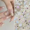 1 шт. 5D рельефные наклейки для ногтей с цветами, лепестки, шармы для ногтей, художественное украшение, самоклеящаяся наклейка, аксессуары для нейл-арта
